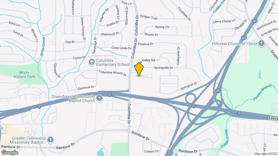 3888 York Pl Map and Location Details