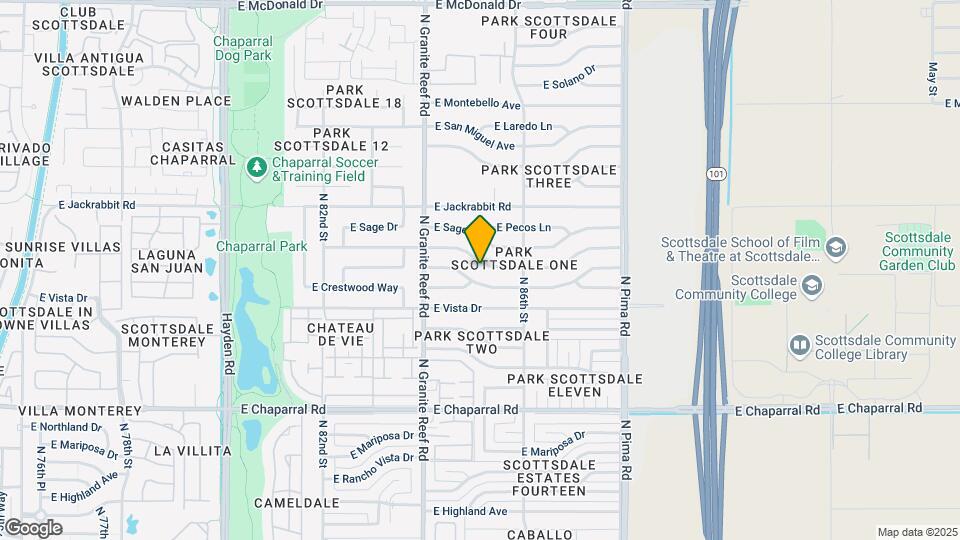 8507 E Bonnie Rose Ave Map and Location Details