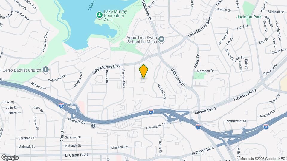 5526 Shasta Ln Mapa y Detalles de la Ubicación