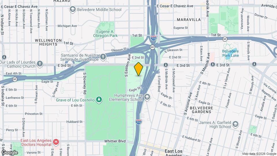 361 S Humphreys Ave Map and Location Details