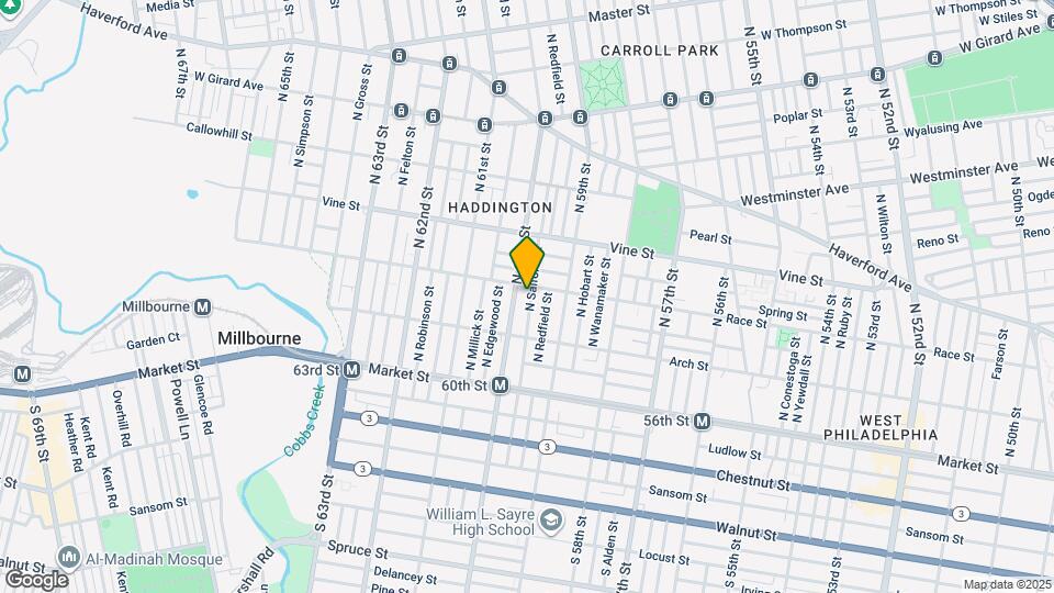 154 N Salford St Map and Location Details