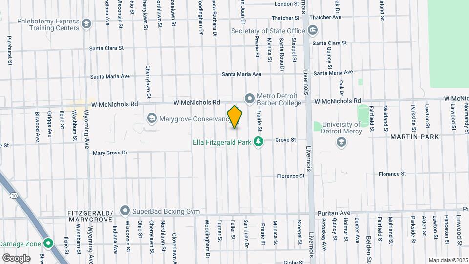 16835 Lilac St Map and Location Details
