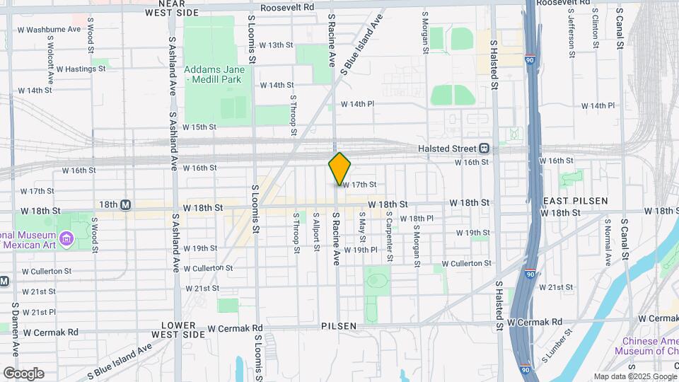 1703 S Racine Ave Mapa y Detalles de la Ubicación