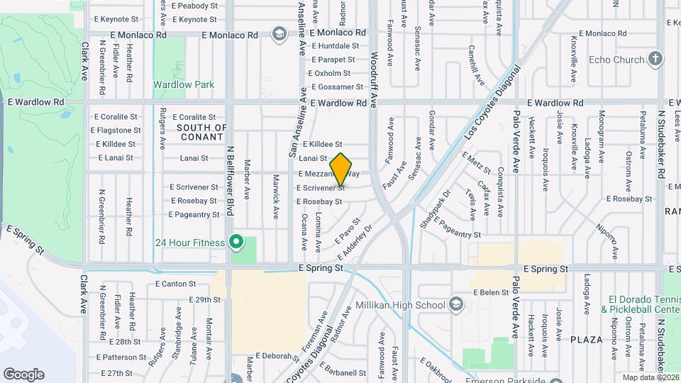 5818 E Scrivener St Mapa y Detalles de la Ubicación