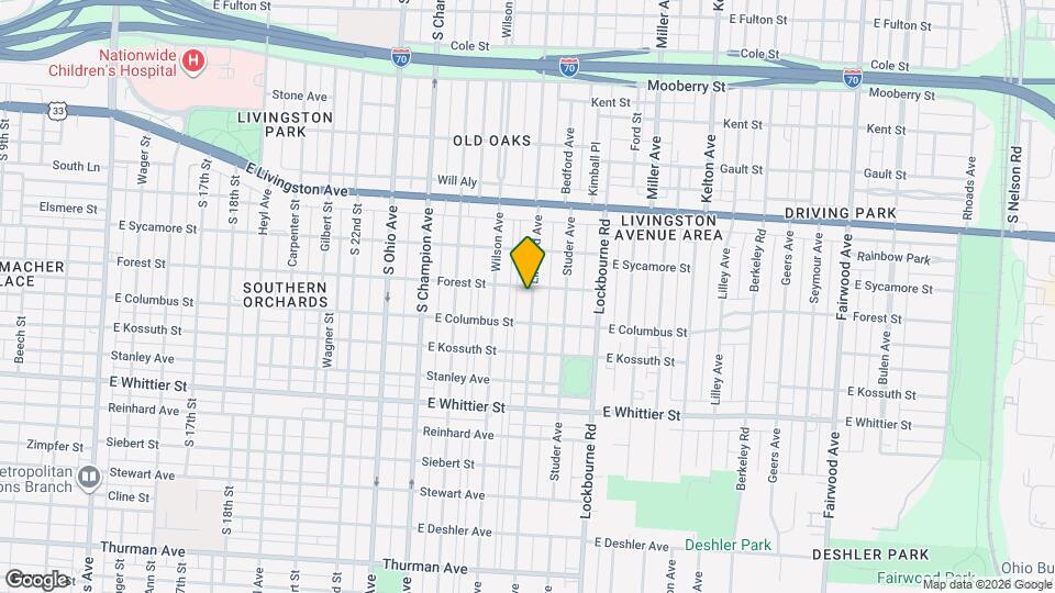 931 Linwood Ave Map and Location Details