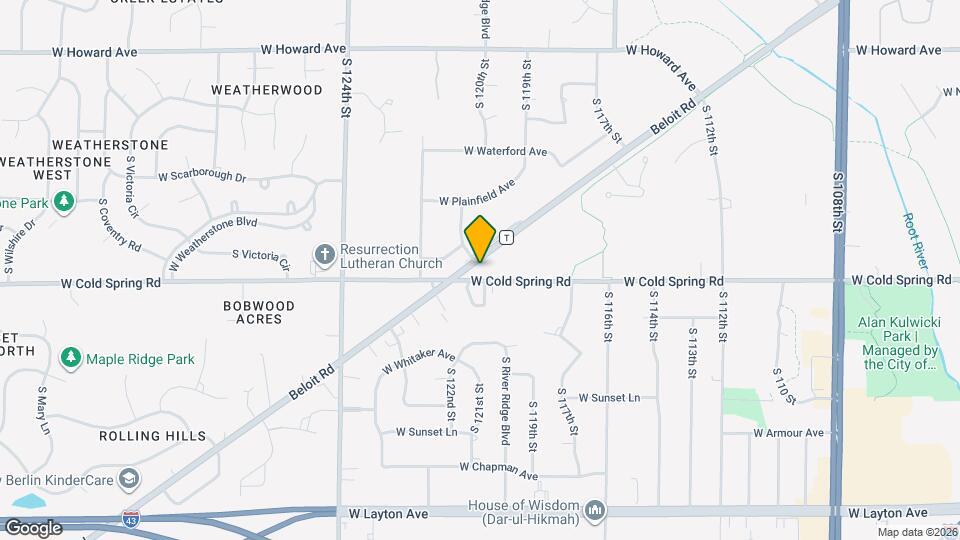 Coldspring Manor Map and Location Details