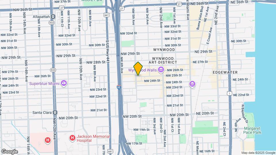 2451 NW 5th Ave Map and Location Details