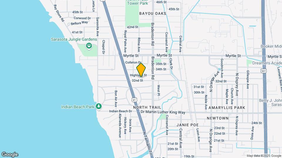 1119 32nd St Map and Location Details