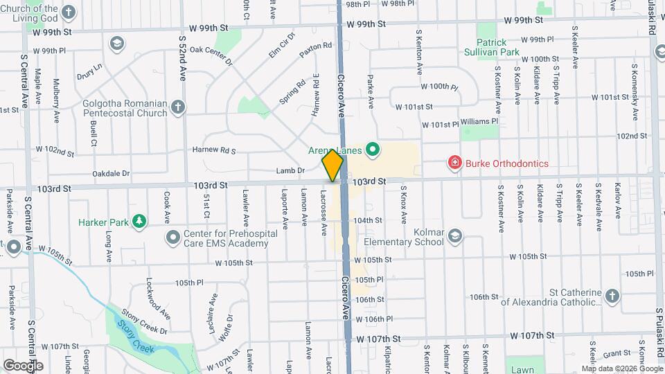 4809 W 103rd St Map and Location Details