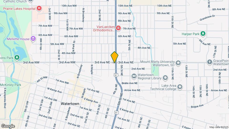 213 4th St NE Map and Location Details