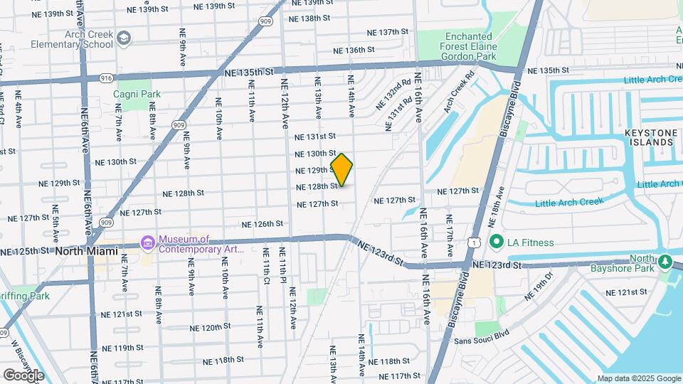 1360 NE 128th St Map and Location Details