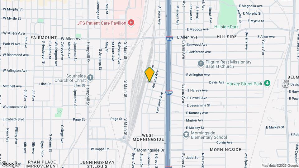 636 E Harvey Ave Map and Location Details