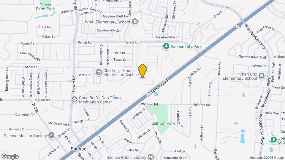 4010 Saddlehorn Wy Map and Location Details