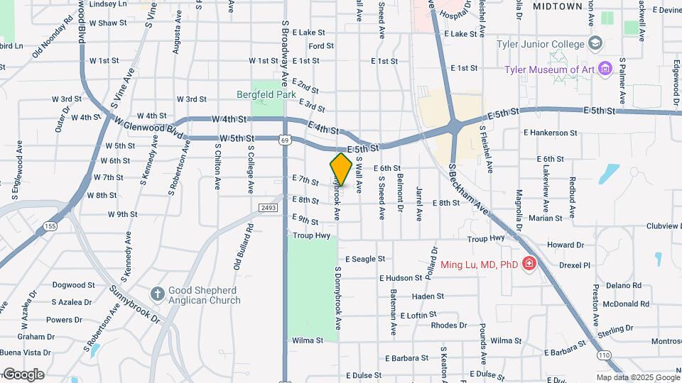 1916 S Donnybrook Ave Map and Location Details