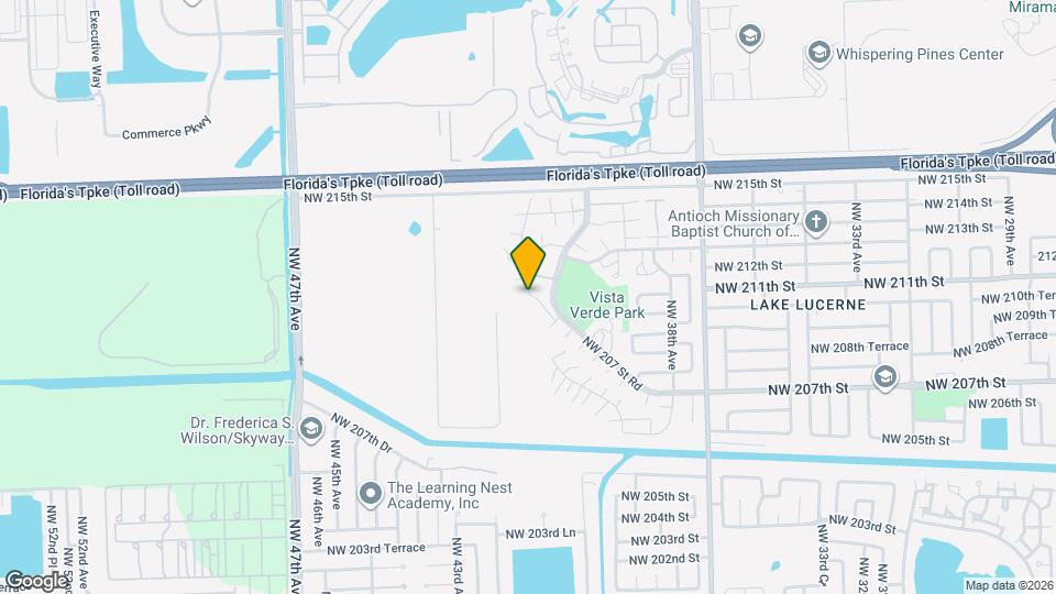 21002 NW 39th Ave Map and Location Details