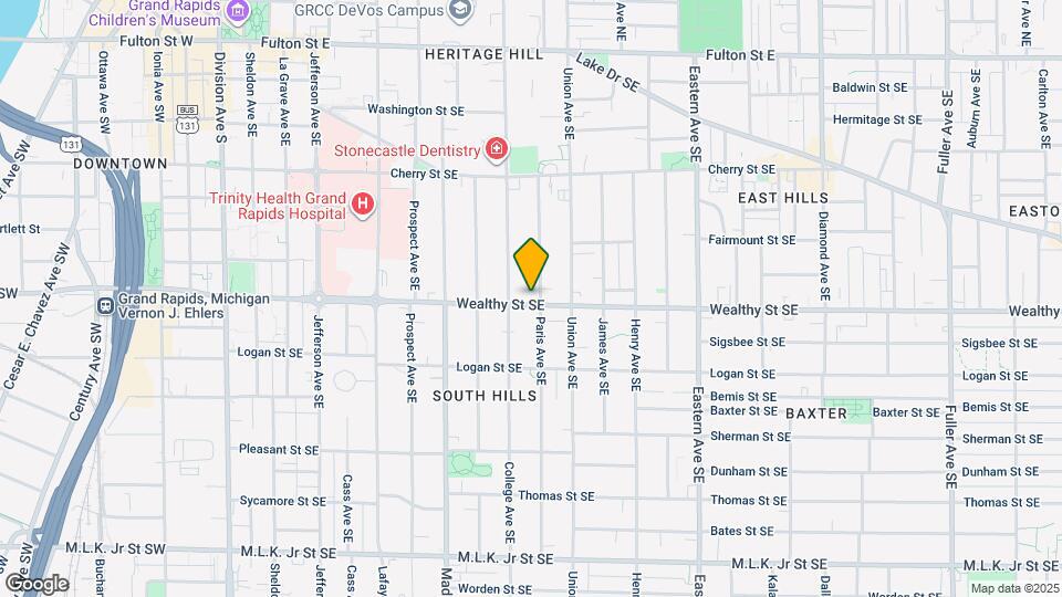 517 Wealthy St SE Map and Location Details