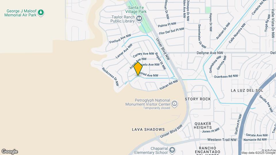 4952 Butte Pl NW Map and Location Details