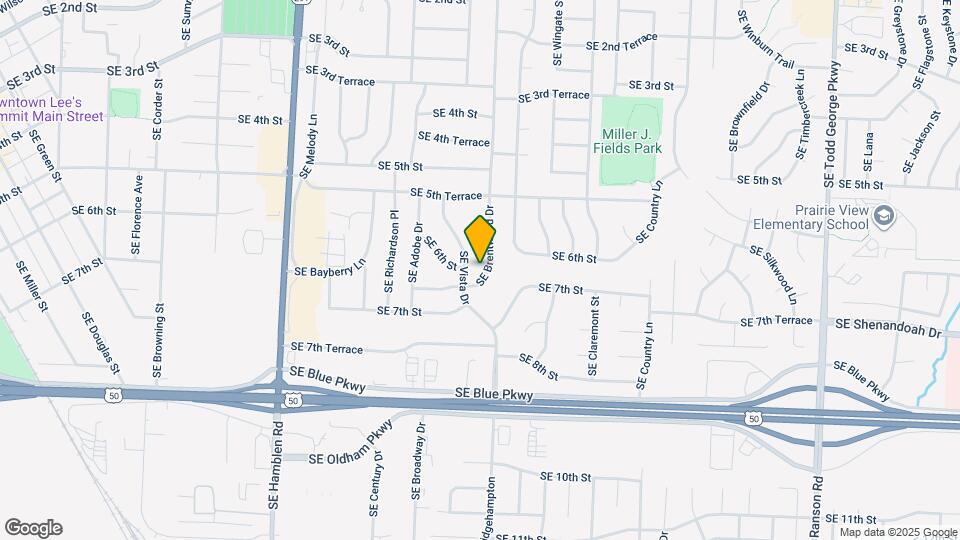 602 SE Brentwood Dr Map and Location Details