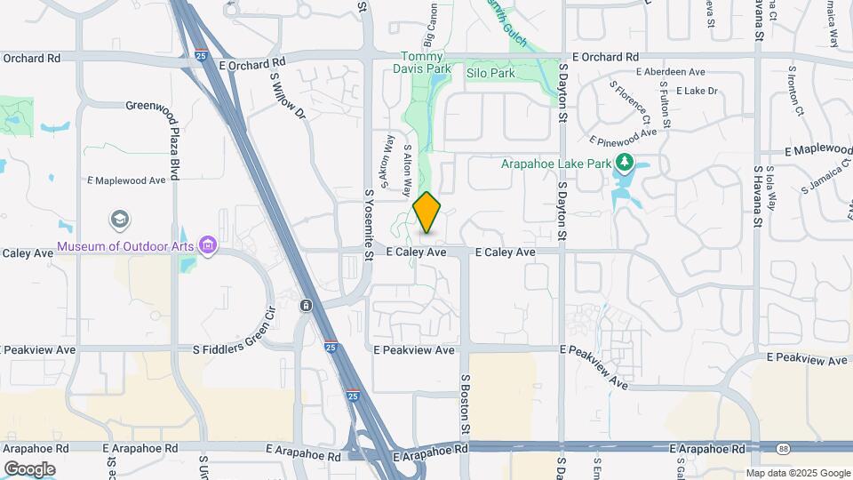 9180 E Arbor Cir, Unit Enclave Mapa y Detalles de la Ubicación