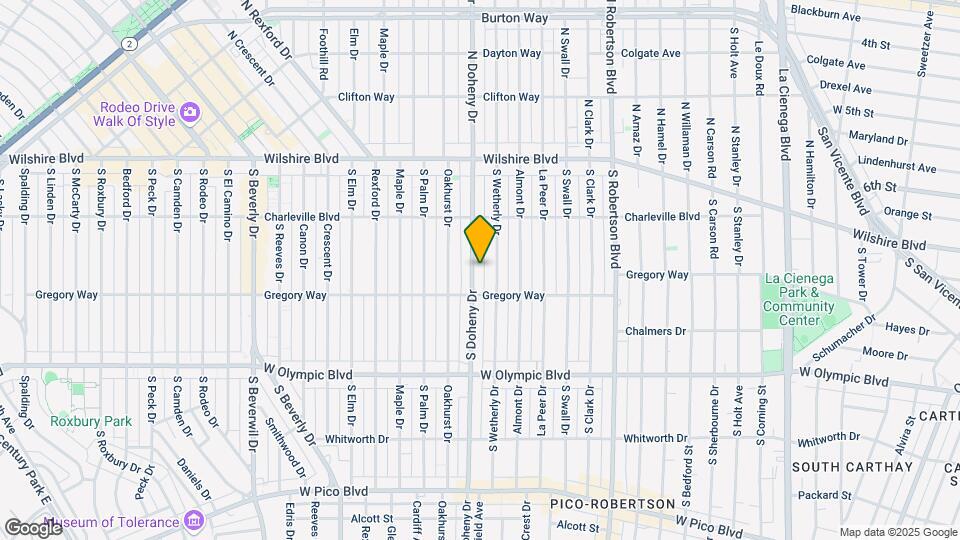 252 S Doheny Dr Map and Location Details