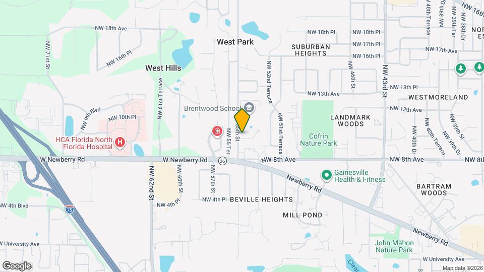 5432 NW 9th Ln Map and Location Details