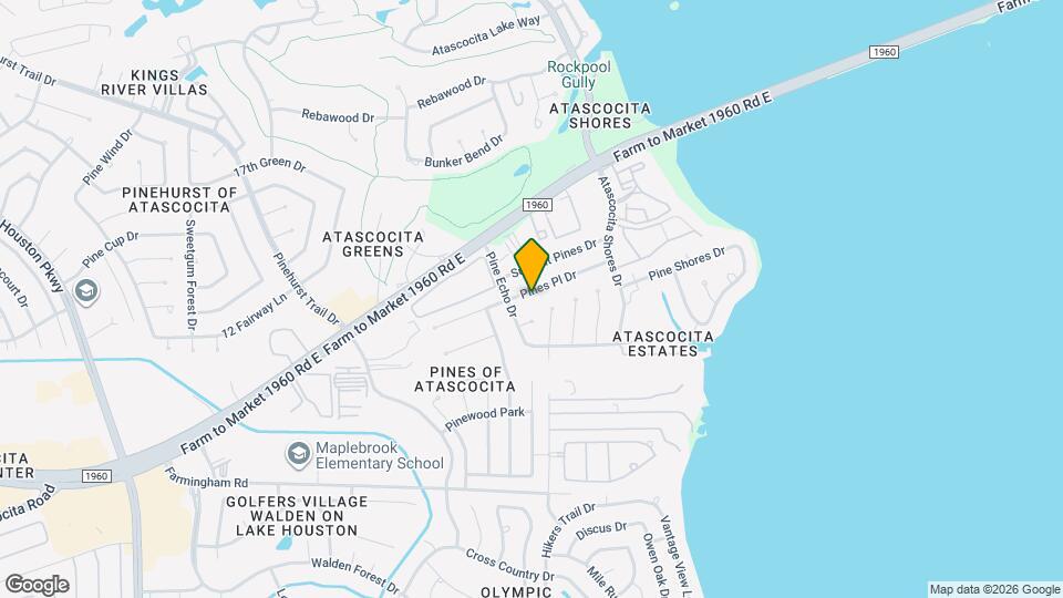 8614 Pines Pl Dr Mapa y Detalles de la Ubicación