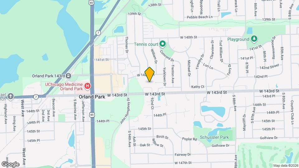 9256 Harlowe Ln Map and Location Details