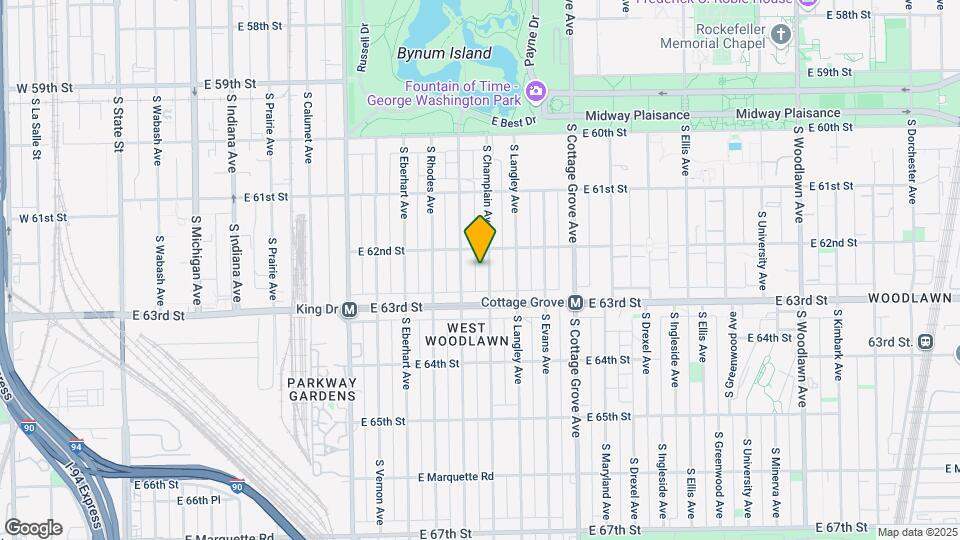 6220 S Champlain Ave Map and Location Details