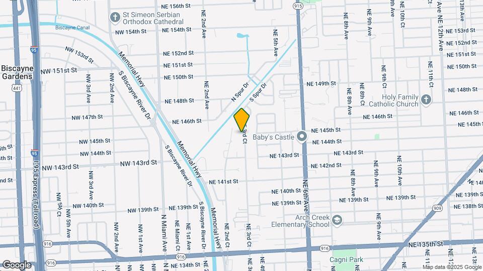 14420 NE 3rd Ct, Unit 14422 North Miami Map and Location Details