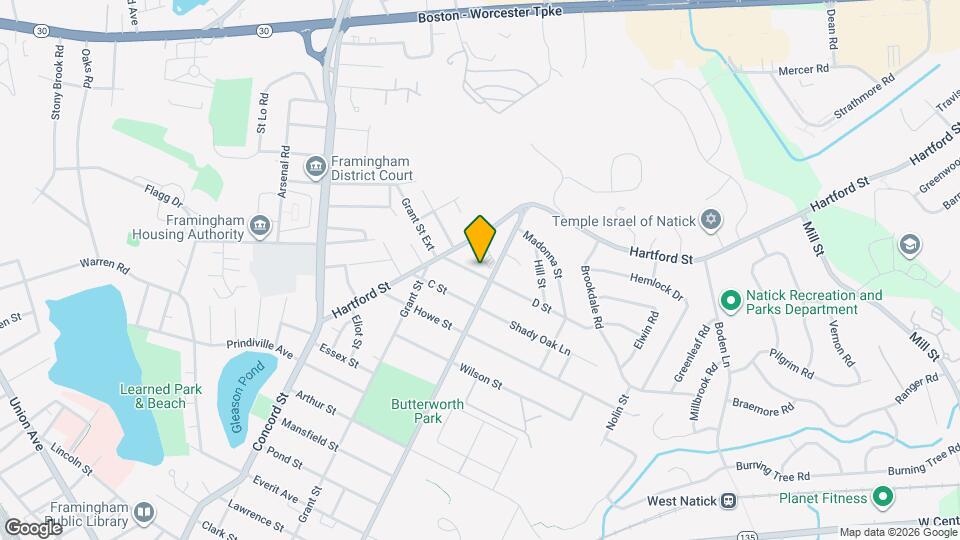 36 Loker St, Unit One Bedroom unit w Office Mapa y Detalles de la Ubicación