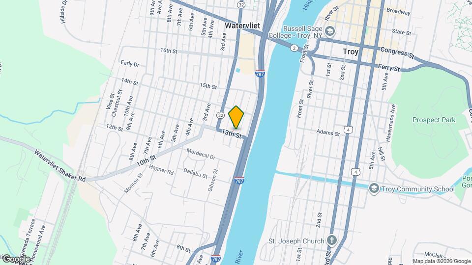 25 13th St Map and Location Details