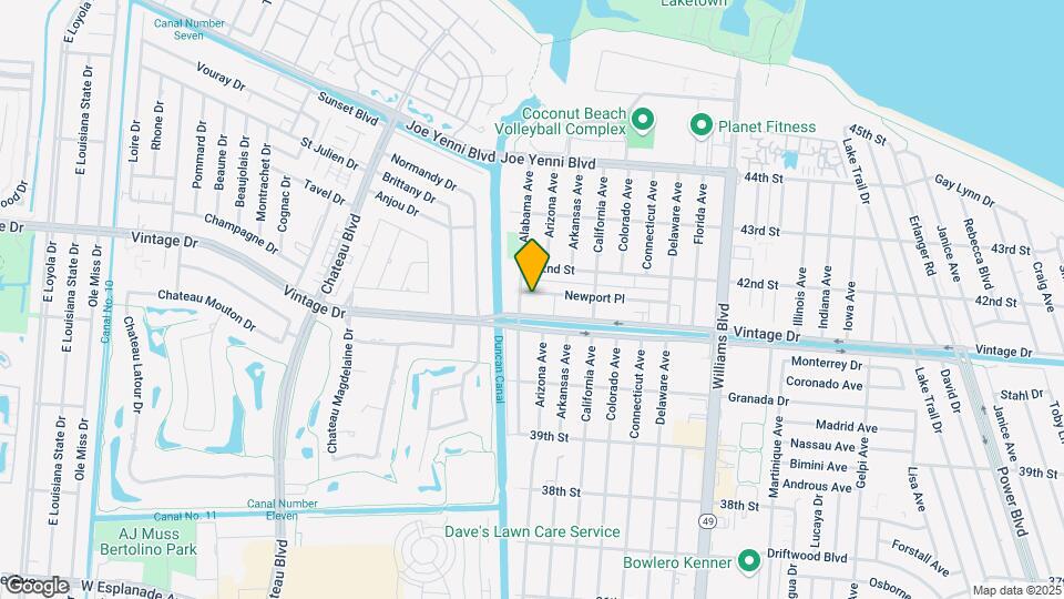 4104 Alabama Ave Map and Location Details