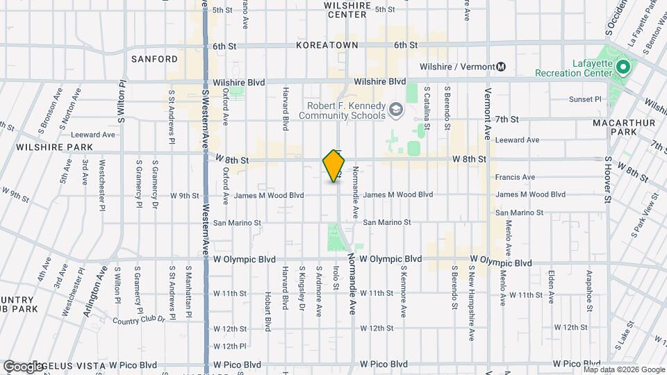 855 Irolo St Mapa y Detalles de la Ubicación