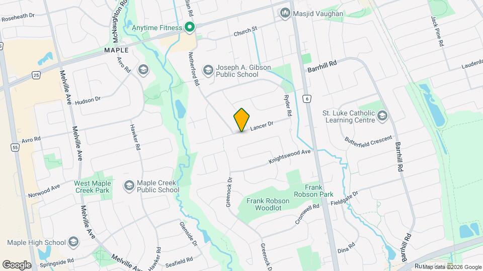 33 Lancer Dr Map and Location Details