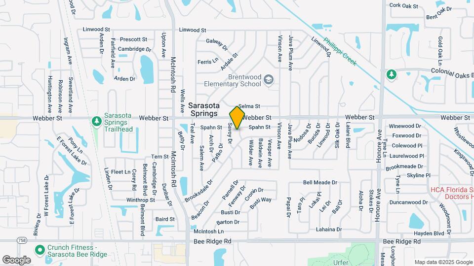 2954 Avery Ave Map and Location Details