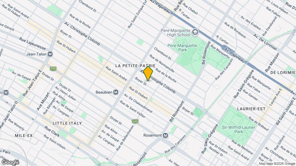 6285 Boyer Rue Map and Location Details