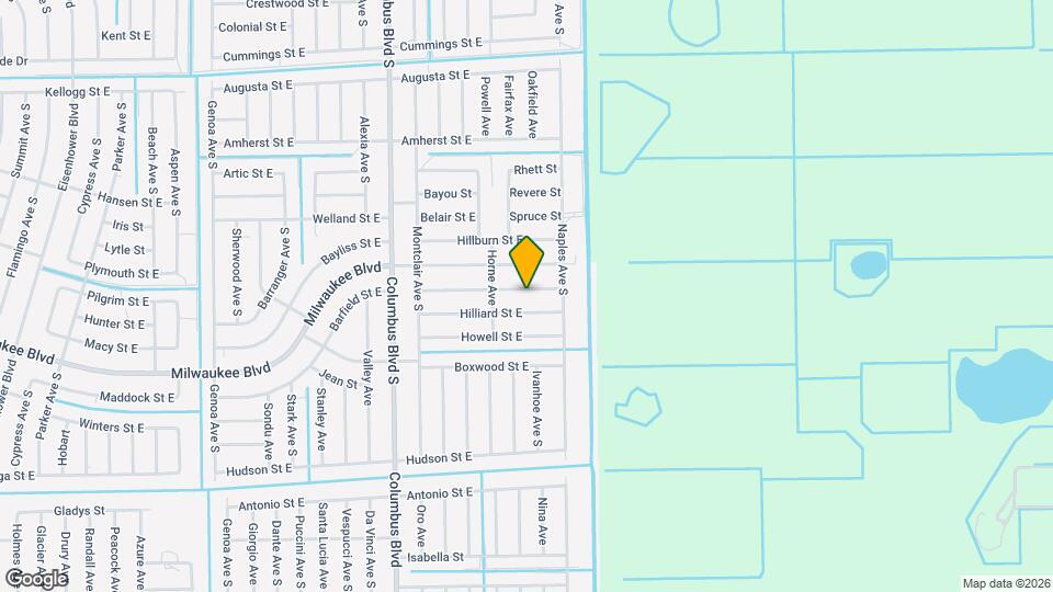 1248 Hillcrest St E Map and Location Details