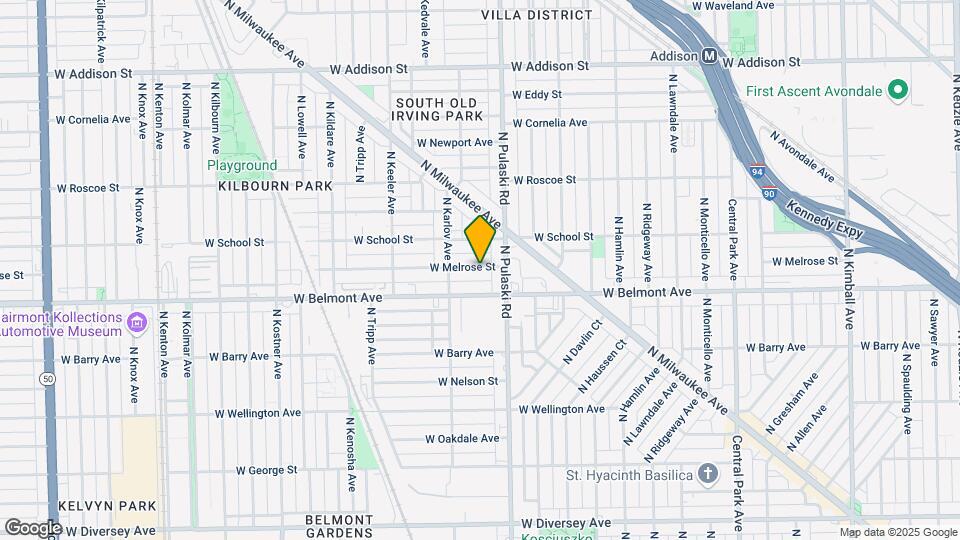 4031 W Melrose St Map and Location Details