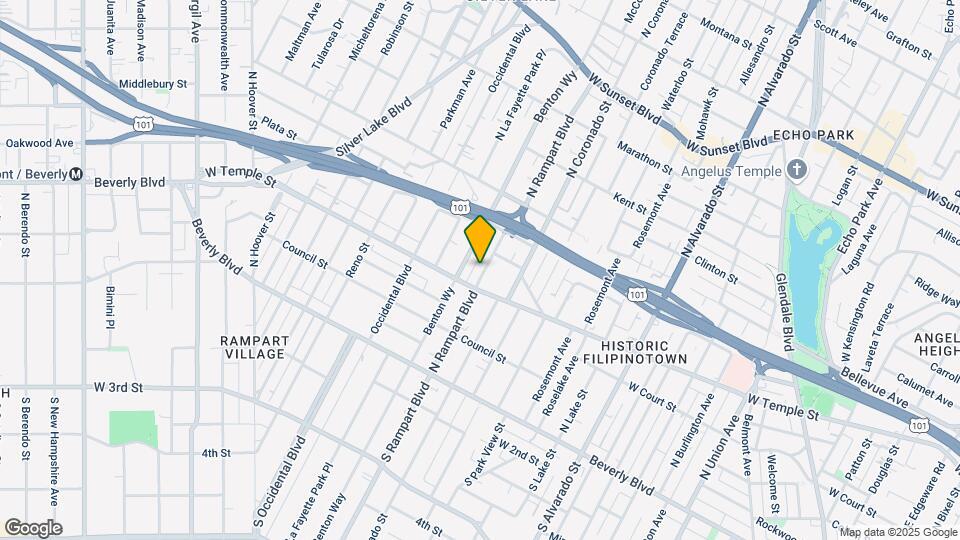 323 N Rampart Blvd Map and Location Details