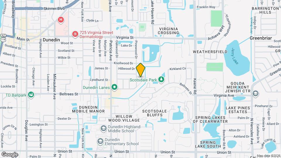 978 Cedarwood Ave Map and Location Details