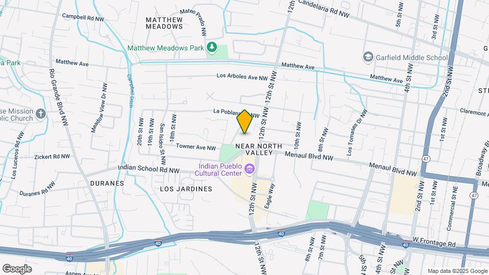 1241 Menaul Blvd NW Map and Location Details