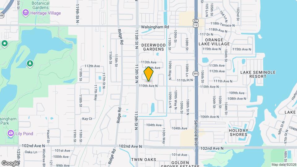 11183 110th Ave N Map and Location Details