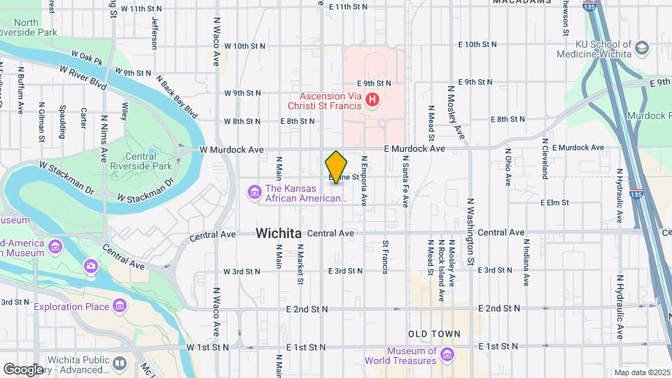 625 N Topeka St Mapa y Detalles de la Ubicación