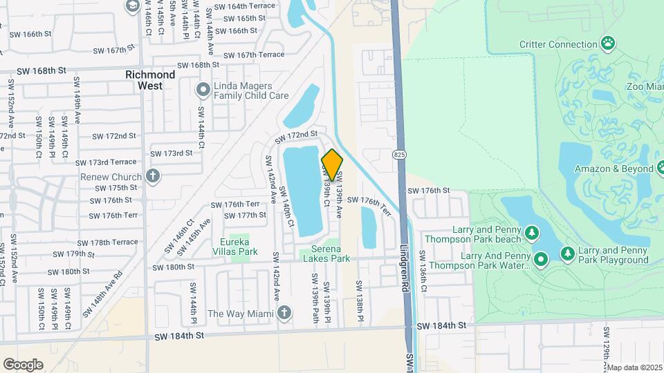 13926 SW 175th Terrace Map and Location Details