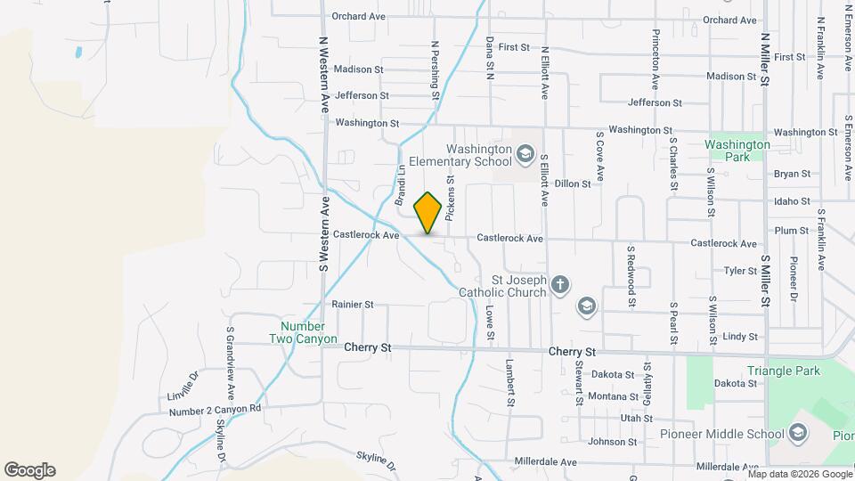 1535 Castlerock Ave Map and Location Details