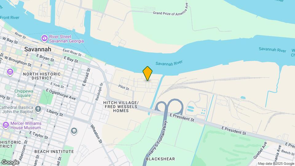 401 Upper E Ave Map and Location Details