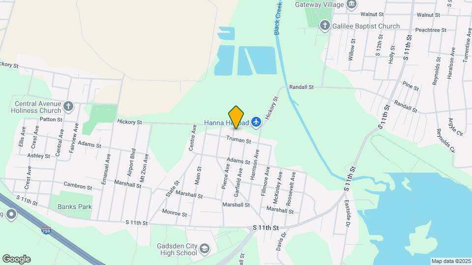 1304 Pierce Ave Map and Location Details