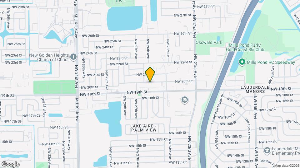 2572 NW 20th St Map and Location Details