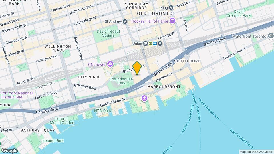 7 Grand Trunk Crescent Map and Location Details