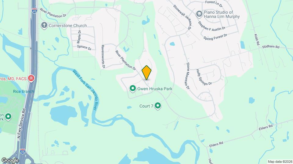 591 River Plantation Dr Map and Location Details